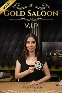Gold Saloon VIP dealer for Uspin Casino UK players