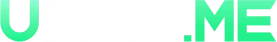 Uspin Casino logo in mint green letters
